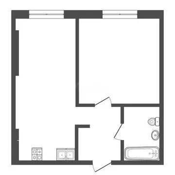 1-комнатная квартира: Тюмень, улица Тимофея Чаркова, 93 (41.5 м)