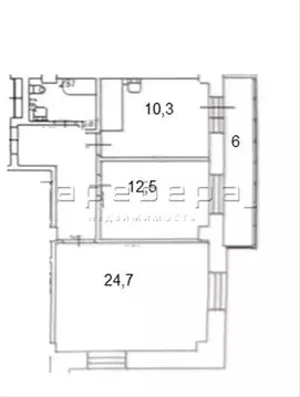 2-комнатная квартира: Красноярск, Караульная улица, 39 (61 м)