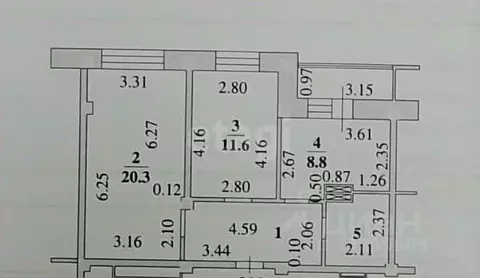 2-к кв. Липецкая область, Липецк ул. Осканова, 7 (54.4 м)