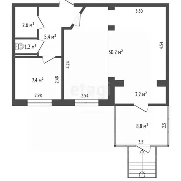 Торговая площадь в Коми, Усинск Молодежная ул., 18 (50 м)