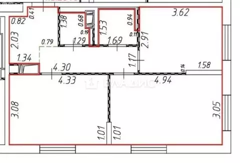 2-комнатная квартира: Мытищи, 1-й Стрелковый переулок, 5 (52 м)