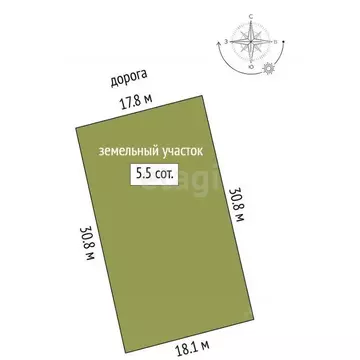 Участок в Ростовская область, Азовский район, Елизаветинское с/пос, ...