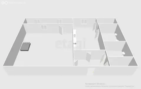 1-комнатная квартира: Тымовское, Новая улица, 10 (36.1 м)