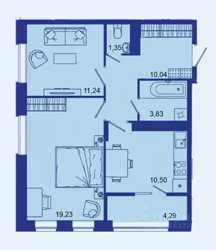 2-к кв. Брянская область, Брянск Советская ул., 124 (60.6 м)