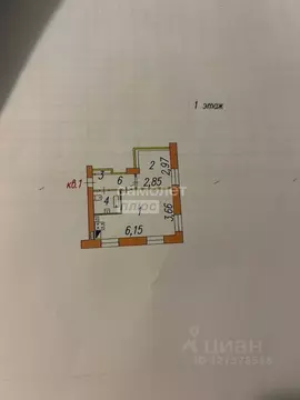 2-к кв. Ивановская область, Иваново Коммунальный пер., 15 (34.5 м)