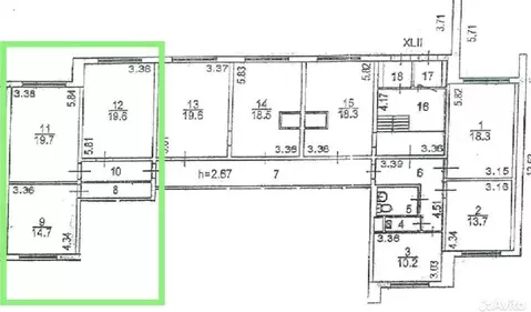 Помещение свободного назначения в Москва ул. Новаторов, 36К3 (70 м)