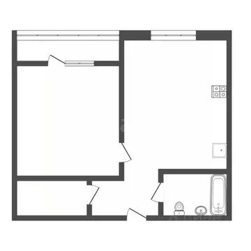 1-к кв. Тульская область, Тула ш. Калужское, 20к3 (33.62 м)