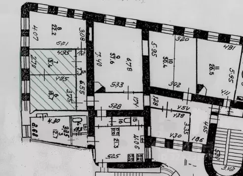 Комната Санкт-Петербург ул. Декабристов, 7 (32.1 м)