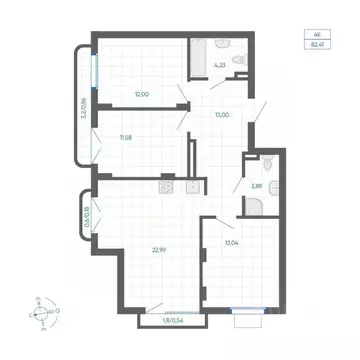 3-к кв. Челябинская область, Челябинский городской округ, пос. ...