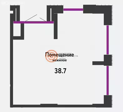 Помещение свободного назначения (38.7 м)