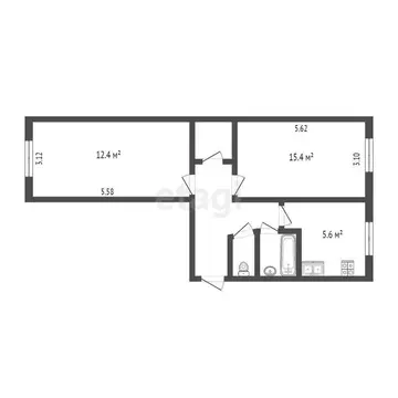 2-комнатная квартира: Петропавловск-Камчатский, проспект Циолковского, ...