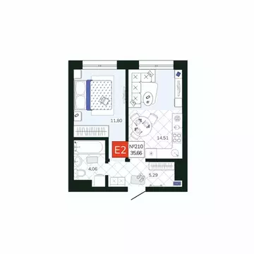 1-к кв. Тульская область, Тула Мясново мкр, Желания жилой комплекс ...