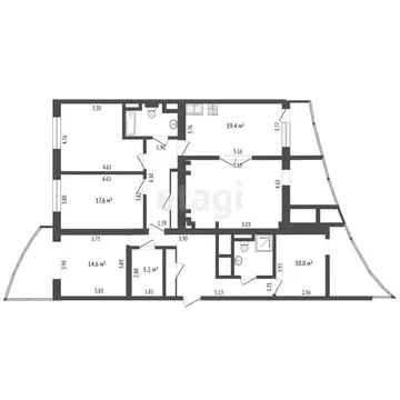 5-комнатная квартира: Москва, Сосновая аллея, 1 (149.1 м)