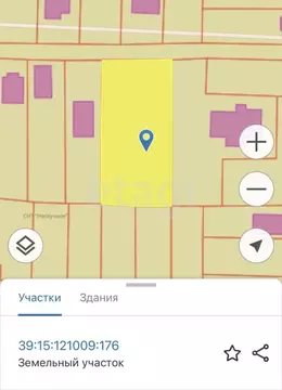 Участок в Калининградская область, Калининград Нескучное СНТ,  (12.0 ...