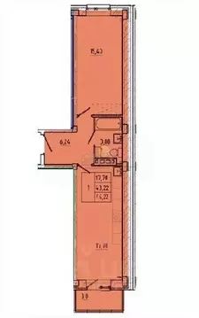 1-к кв. Иркутская область, Иркутский муниципальный округ, пос. ...