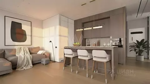 2-к кв. Москва 1-й Красногвардейский проезд, 22с1 (86.0 м)