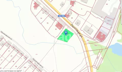 Участок в Нижегородская область, Выкса Почтовая ул., 26 (7.3 сот.)