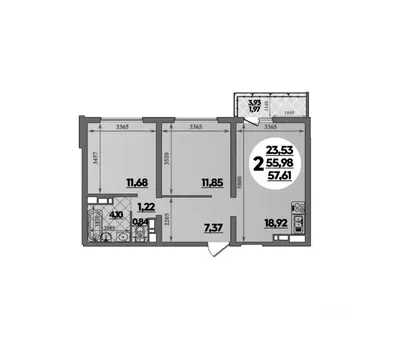 2-к кв. Краснодарский край, Новороссийск ул. Имени Владимира Бута, ...