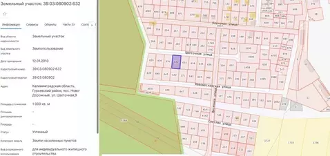 Участок в Калининградская область, Гурьевский муниципальный округ, ...