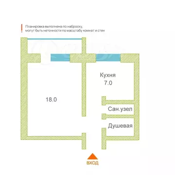 1-к кв. Курганская область, Курган Заозерный жилрайон, 3-й мкр, 13 ...