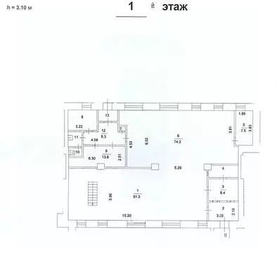 Помещение свободного назначения в Москва Павелецкая пл., 1 (411 м)