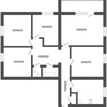 3-к кв. Бурятия, Улан-Удэ ул. Тулаева, 136 (64.5 м)