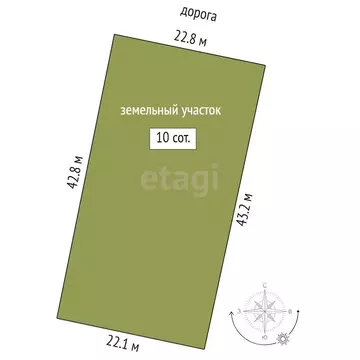 Участок в Хайбуллинский район, Абишевский сельсовет, деревня Урняк (10 ...