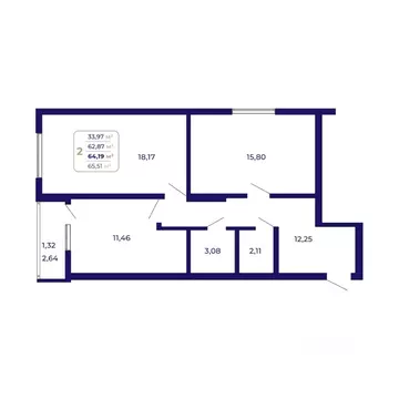 2-к кв. Башкортостан, Уфа Затон-Восточный жилрайон, Паруса жилой ...