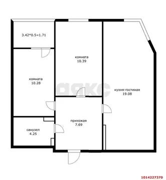 2-комнатная квартира: Краснодар, Российская улица, 257/7лит2 (54 м)