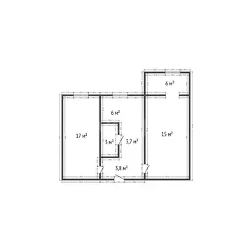 2-комнатная квартира: Махачкала, улица Магомеда Ярагского, 79А (55 м)