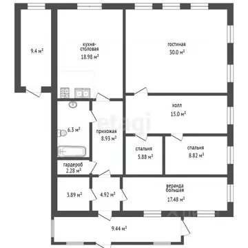 Дом в Ульяновская область, Ульяновск городской округ, д. Протопоповка ...