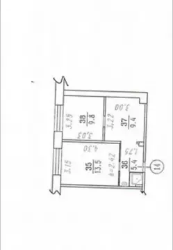 2-комнатная квартира: Омск, микрорайон Городок Нефтяников, Круговая ...