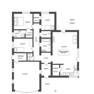 Дом в Новосибирская область, Новосибирск Уссурийский пер., 6 (224 м)