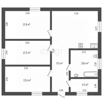 Дом в Тюменская область, Тюменский район, с. Перевалово ул. ...