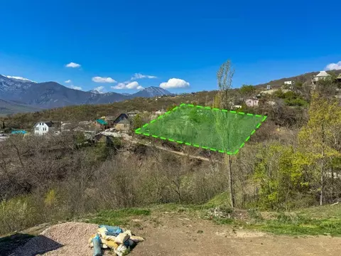 Участок в Крым, Алушта муниципальный округ, с. Изобильное пер. Верхний ...