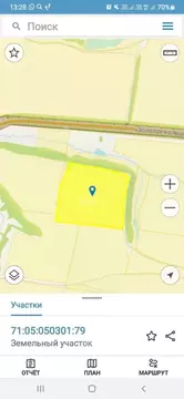 Участок в Тульская область, Веневский муниципальный округ, с. Хавки  ...