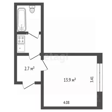 1-к кв. Ямало-Ненецкий АО, Ноябрьск просп. Мира, 105 (40.0 м)