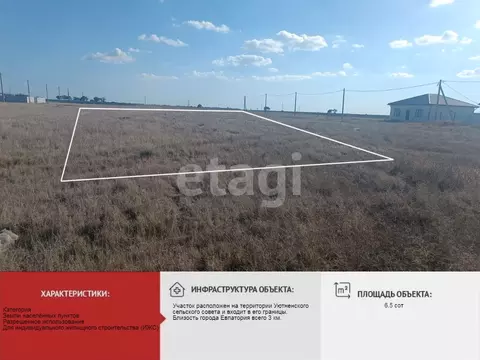 Участок в Крым, Сакский район, Уютненское с/пос, Братские дачи кп  ...