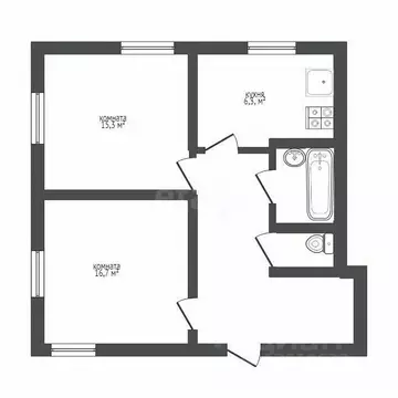 2-к кв. Челябинская область, Озерск просп. Победы, 53 (59.0 м)