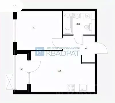 1-к кв. Ярославская область, Ярославль ул. Академика Колмогорова, 26 ...