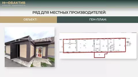 Торговая площадь в Новосибирская область, Карасук Автобазовская ул., 4 ...