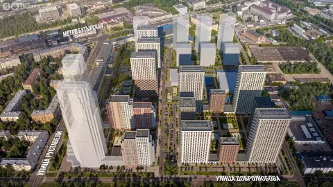 3-комнатная квартира: Москва, жилой комплекс Руставели 14, 3.7 (67.8 ...