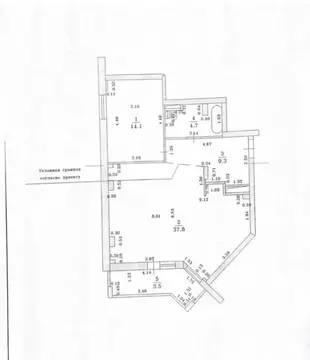 2-комнатная квартира: Казань, Волочаевская улица, 6 (65.9 м)