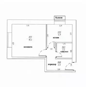 1-к кв. Тверская область, Зубцов Южный мкр, 7 (31.2 м)