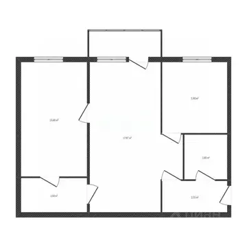 2-к кв. Брянская область, Брянск Октябрьская ул., 39 (42.9 м)