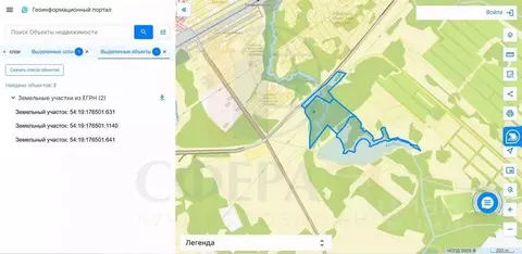 Участок в Новосибирская область, Новосибирский район, Березовский ...