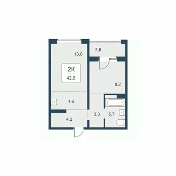 2-к кв. Новосибирская область, Новосибирск Цветной бульвар жилой ...