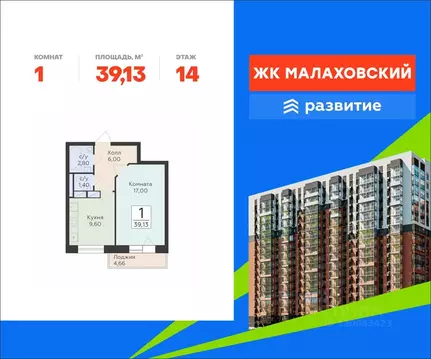 1-к кв. Московская область, Раменский муниципальный округ, Родники пгт ...
