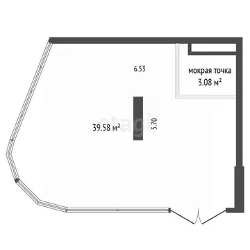 Помещение свободного назначения в Тюменская область, Тюмень ул. ...