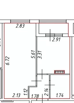 1-к кв. Ленинградская область, Всеволожский район, Заневское городское ...